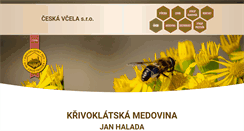 Desktop Screenshot of ceskavcela.cz